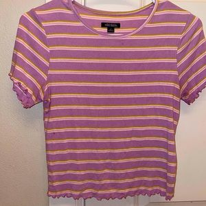 Lavender Striped Wild Fable T-Shirt